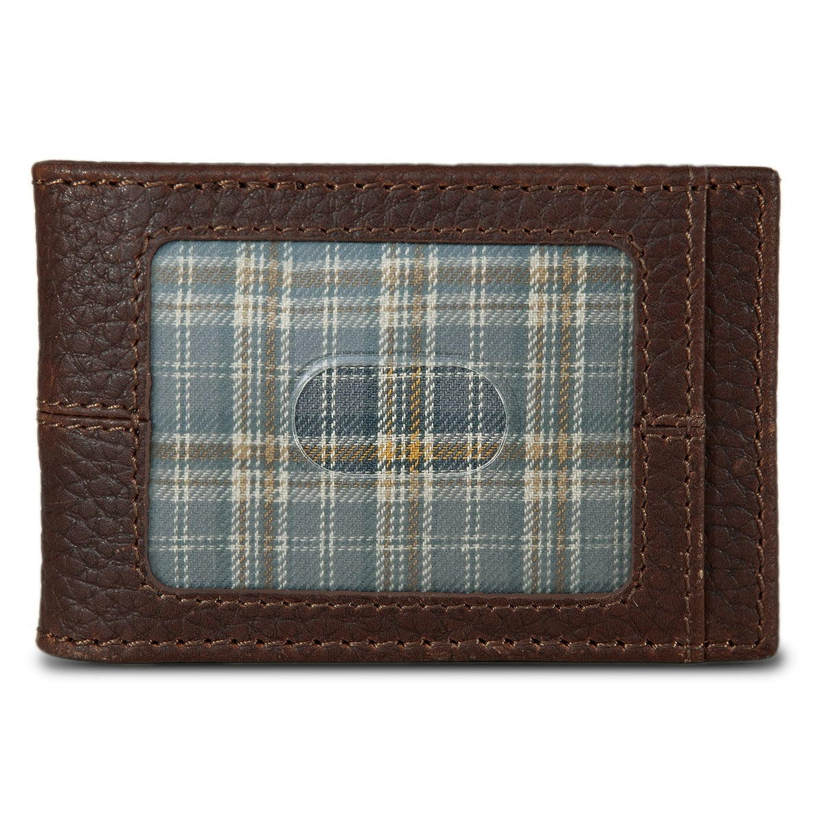 Eddie Bauer Rugged Leather Money Clip Bifold Wallet alternate view 4