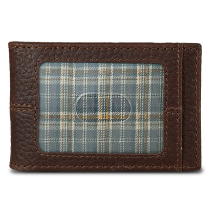 Eddie Bauer Rugged Leather Money Clip Bifold Wallet alternate view 4
