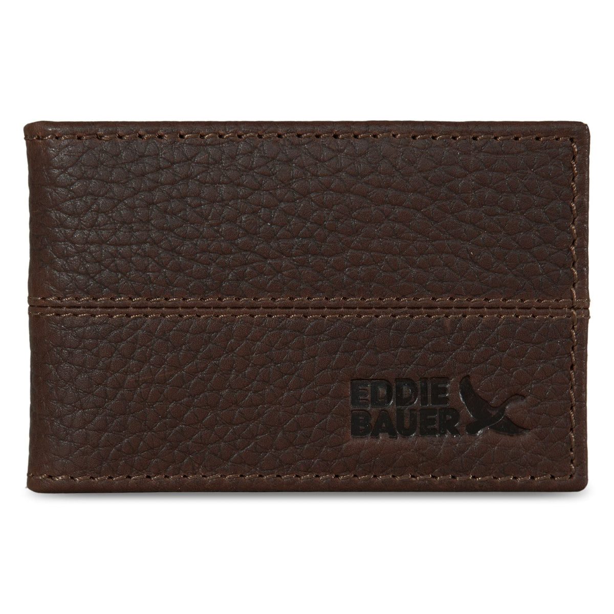 Eddie Bauer Rugged Leather Money Clip Bifold Wallet alternate view 1