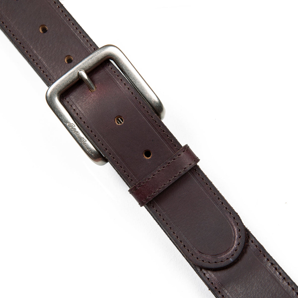 Eddie Bauer Men's Rugged Leather Belt With Stretch Tab alternate view 4
