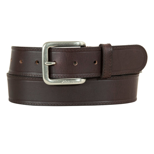 Eddie Bauer Men's Rugged Leather Belt With Stretch Tab product image