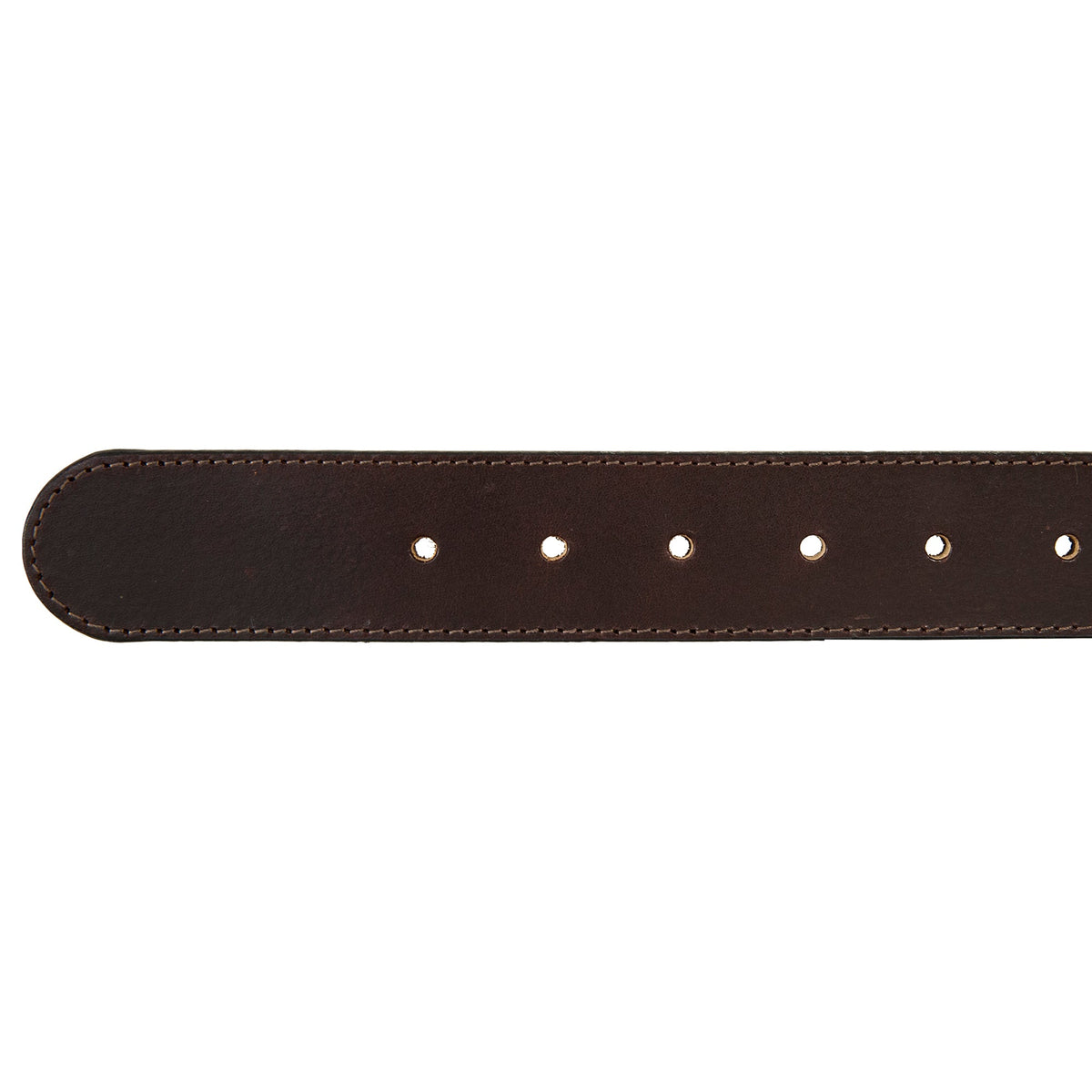 Eddie Bauer Men's Rugged Leather Belt With Stretch Tab And Sasquatch Design alternate view 3