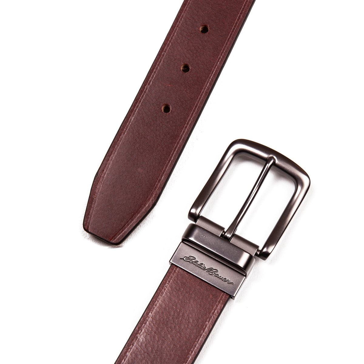 Eddie Bauer Men's Smooth Leather Reversible Belt alternate view 1