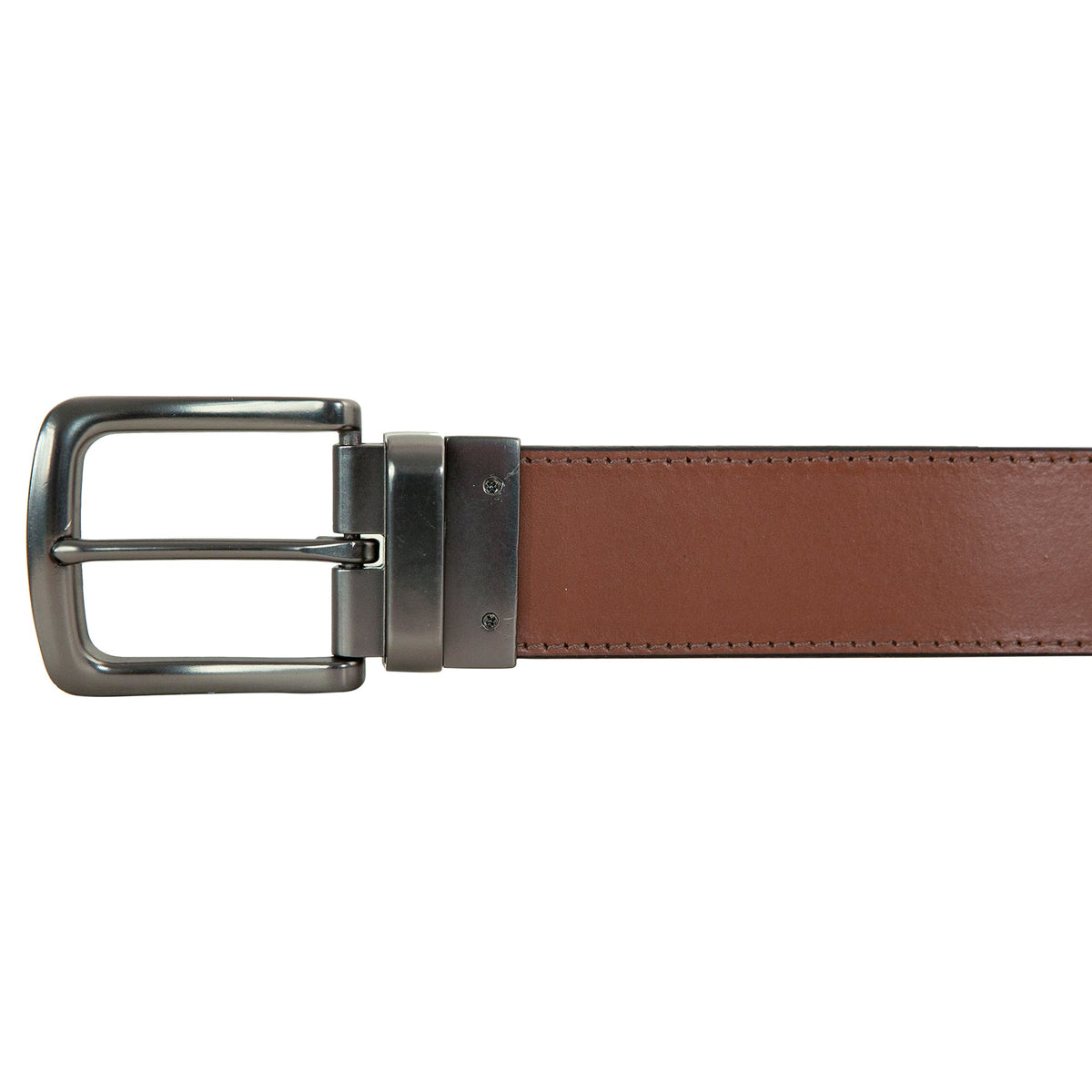 Eddie Bauer Men's Smooth Leather Reversible Belt alternate view 4