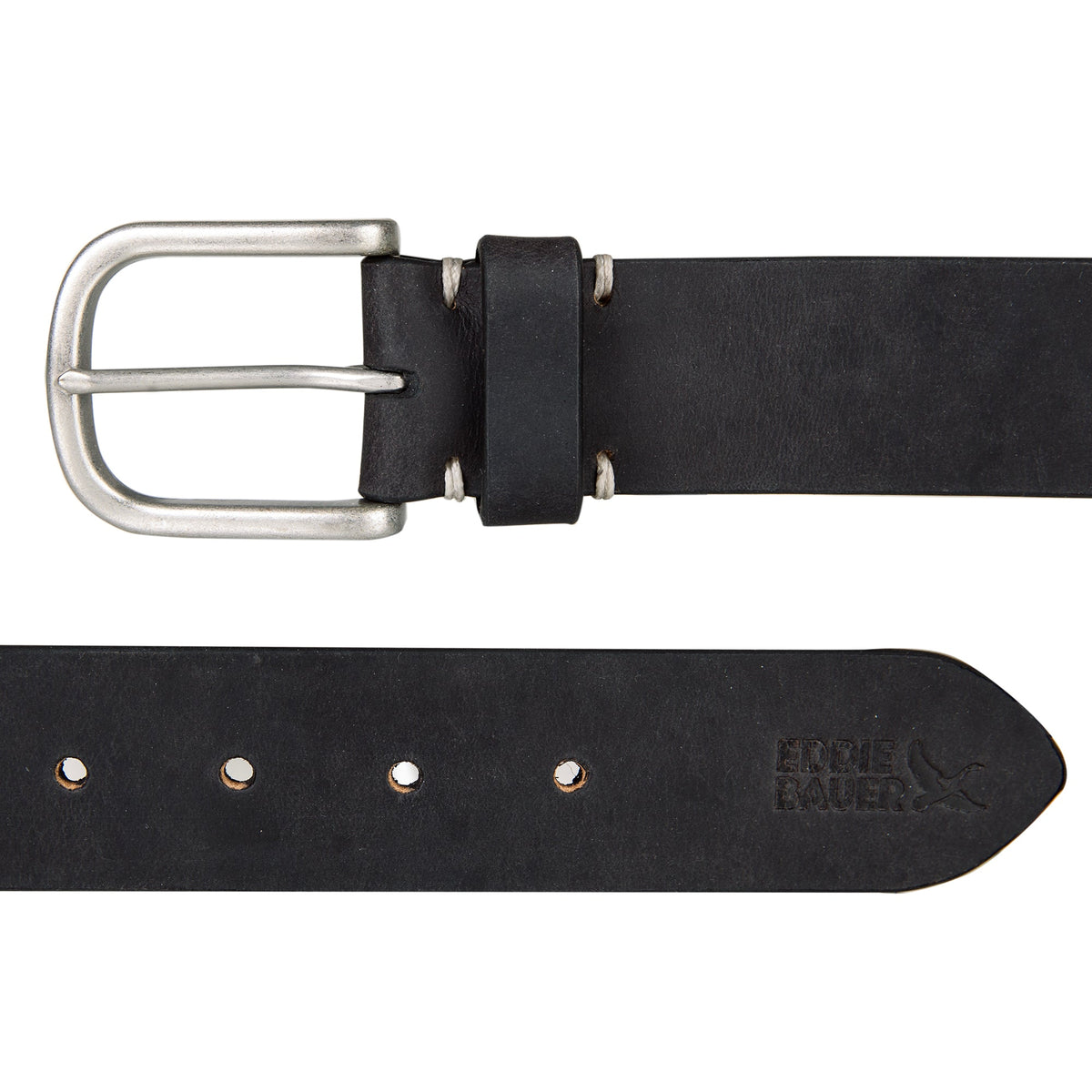 Eddie Bauer Men's Hand Tacked Leather Jean Belt alternate view 1