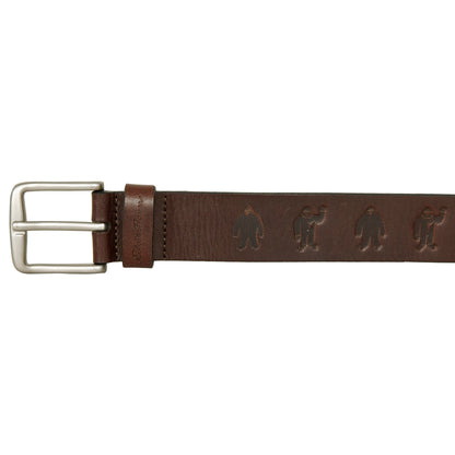 Eddie Bauer Men's Embossed Sasquatch Harness Leather Belt alternate view 5