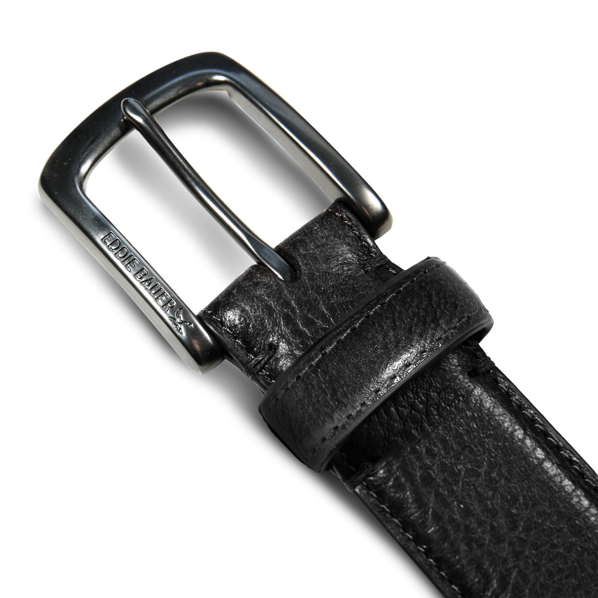 Eddie Bauer Men's Classic Feather Edge Leather Belt alternate view 2