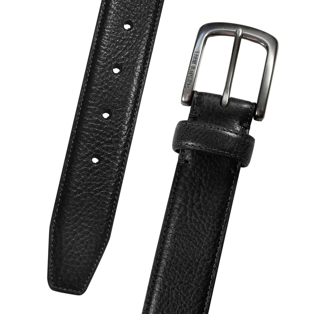Eddie Bauer Men's Classic Feather Edge Leather Belt alternate view 3