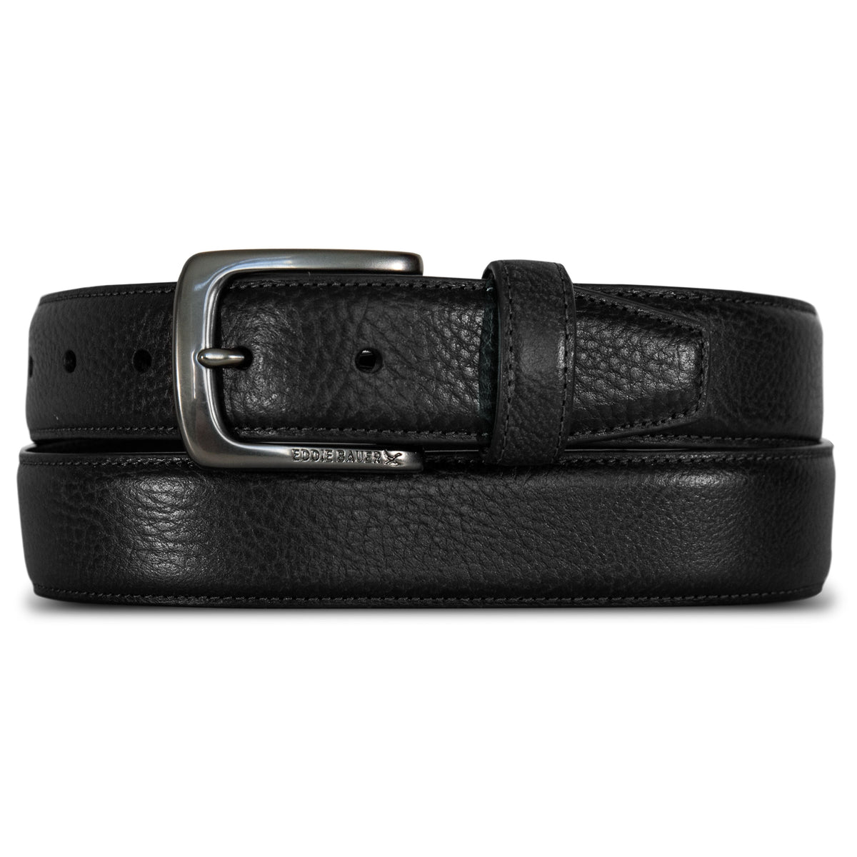 Eddie Bauer Men's Classic Feather Edge Leather Belt product image