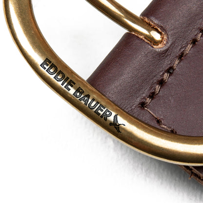 Eddie Bauer Women's Center Bar Woven Leather Belt alternate view 2