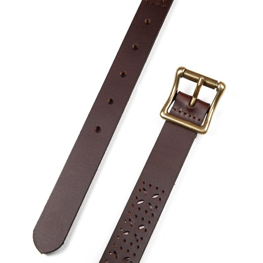 Eddie Bauer Women's Perforated Pattern Leather Belt alternate view 1