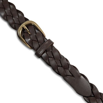 Eddie Bauer Women's Thin Braided Leather Belt alternate view 4