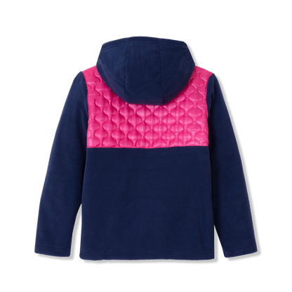 Eddie Bauer Kids Quest Fleece Mixed Media Hooded Jacket alternate view 3