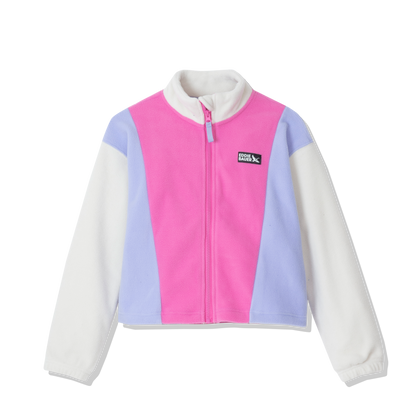 Eddie Bauer Girls Quest Fleece Colorblock Full Zip Jacket product image