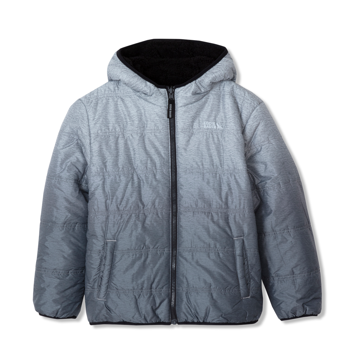 Eddie Bauer Boys Deer Harbor Reversible Hooded Jacket product image