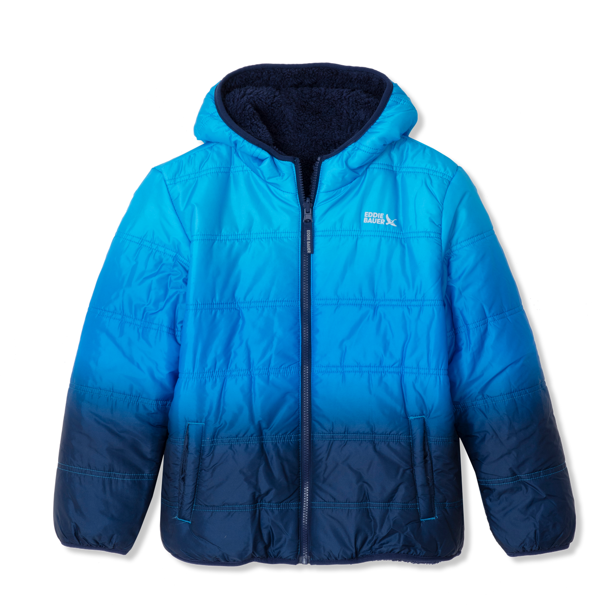 Eddie Bauer Boys Deer Harbor Reversible Hooded Jacket alternate view 5