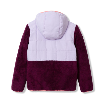 Eddie Bauer Kids Fleece Mixed Media Hooded Jacket alternate view 4