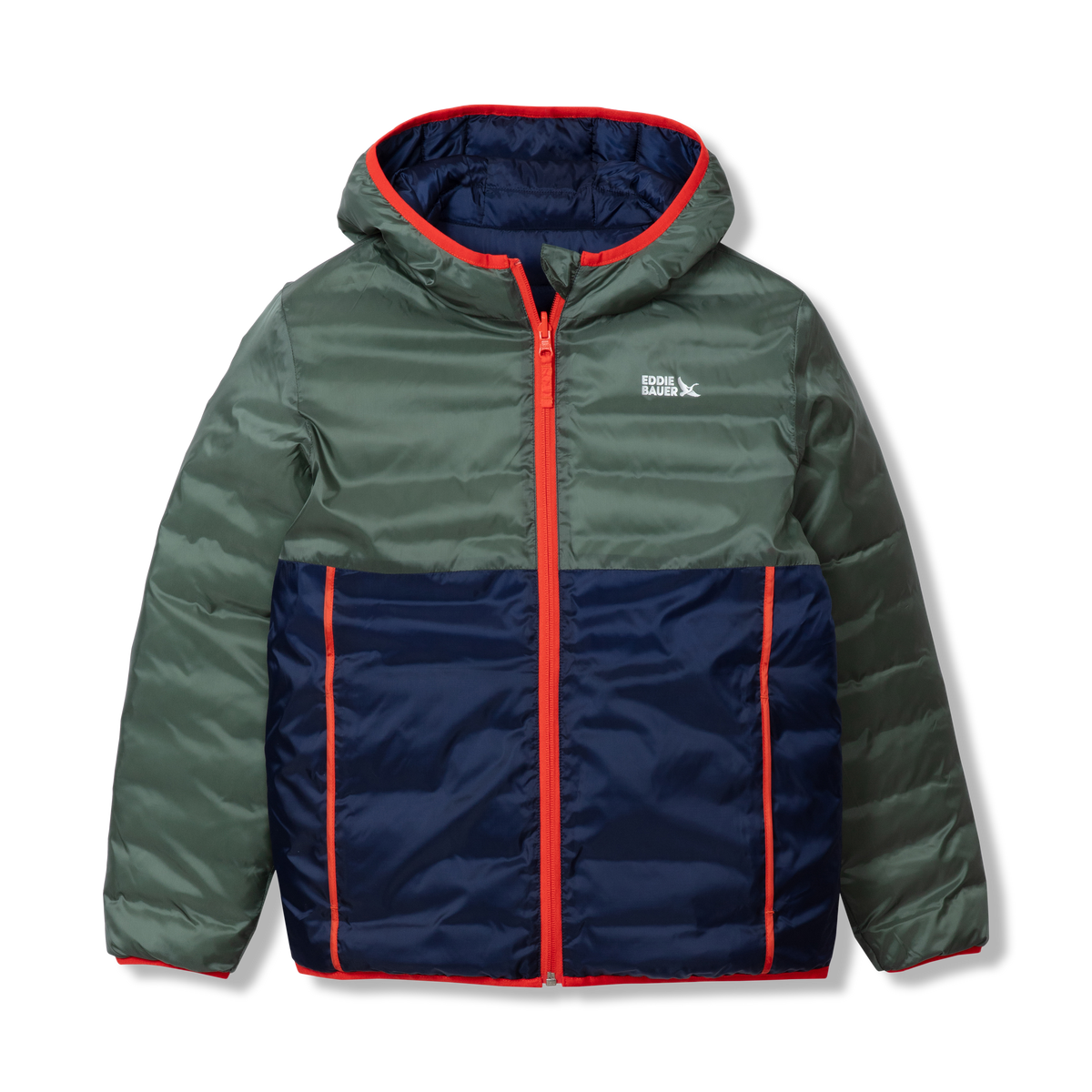 Eddie Bauer Kids Reversible Cirruslite Down Hooded Jacket alternate view 2