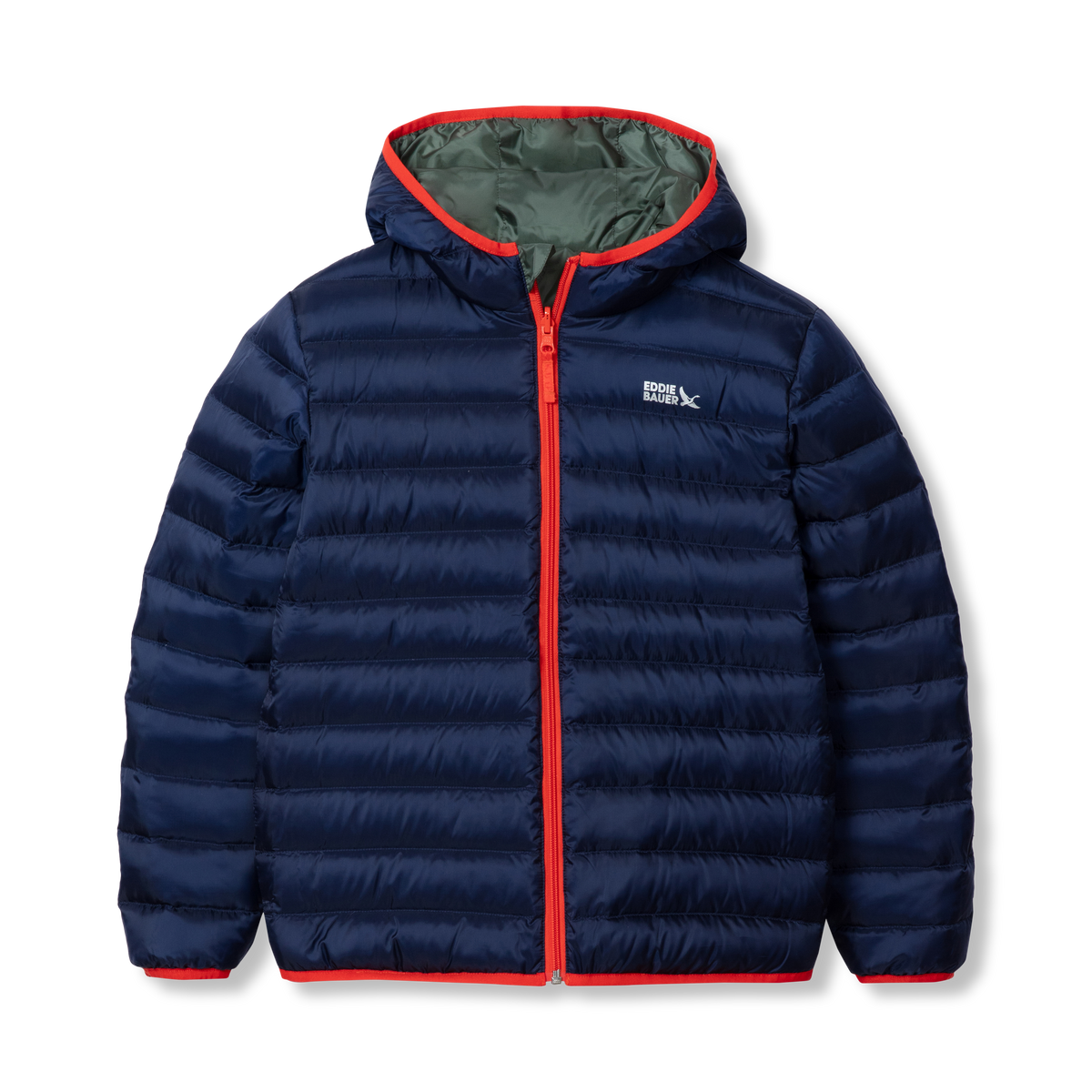 Eddie Bauer Kids Reversible Cirruslite Down Hooded Jacket alternate view 4