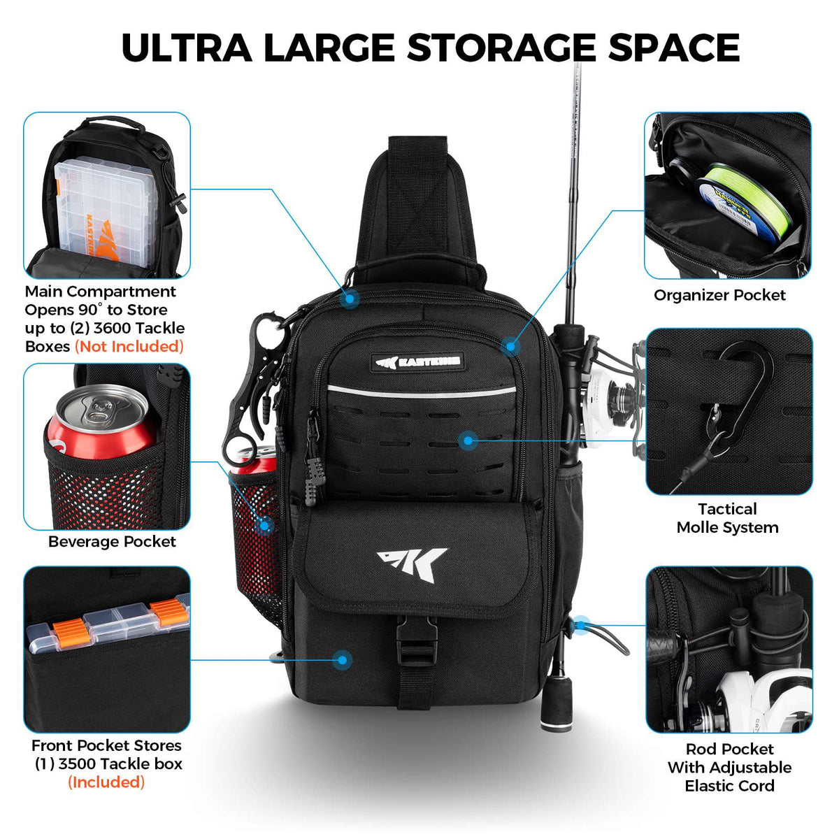 KastKing Everyday Essential Fishing Backpack & Tool Set product image 3