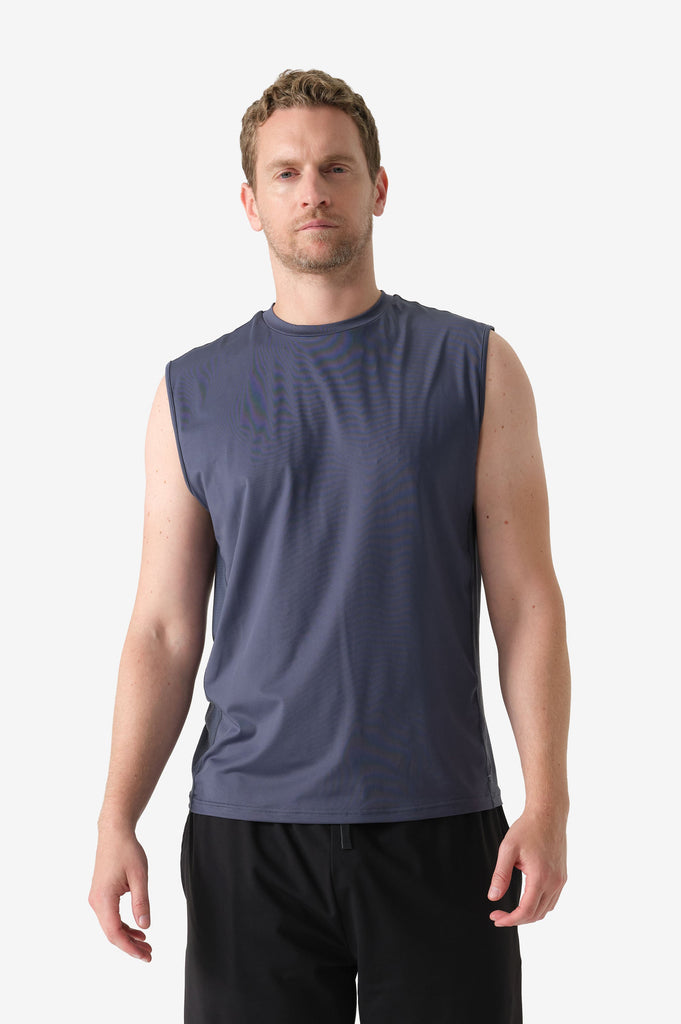 Men's Baseline DriComfort Tank Top - Arctic Blue by Fieldsheer