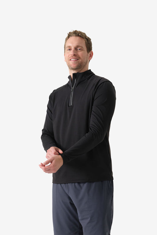 Men's Everyday 1/4 Zip - Black by Fieldsheer