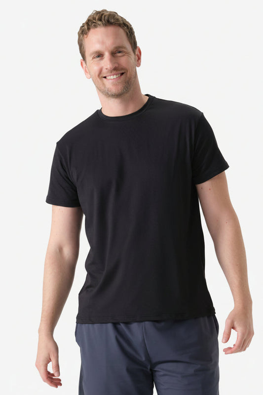Men's Baseline DriComfort Short Sleeve Tee - Black by Fieldsheer