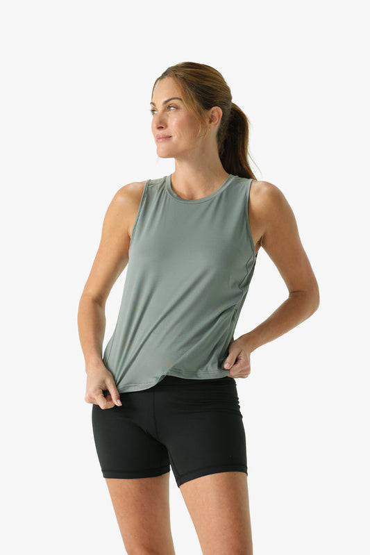 Women's Aeris DriComfort Tank Top - Sage by Fieldsheer