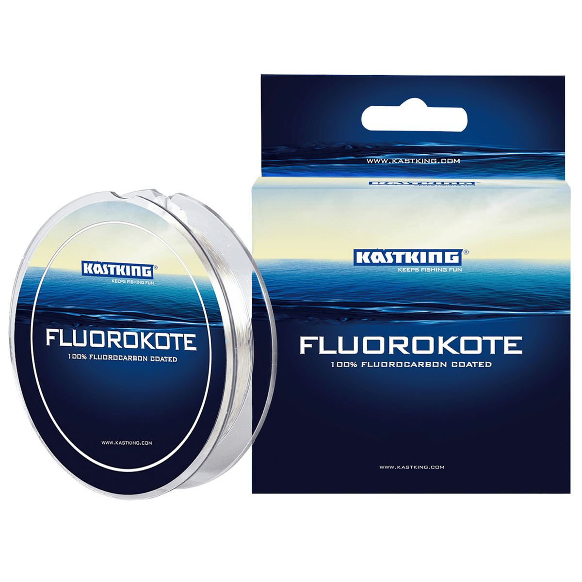KastKing FluoroKote Fluorocarbon Line - 300yds 17LB by KastKing