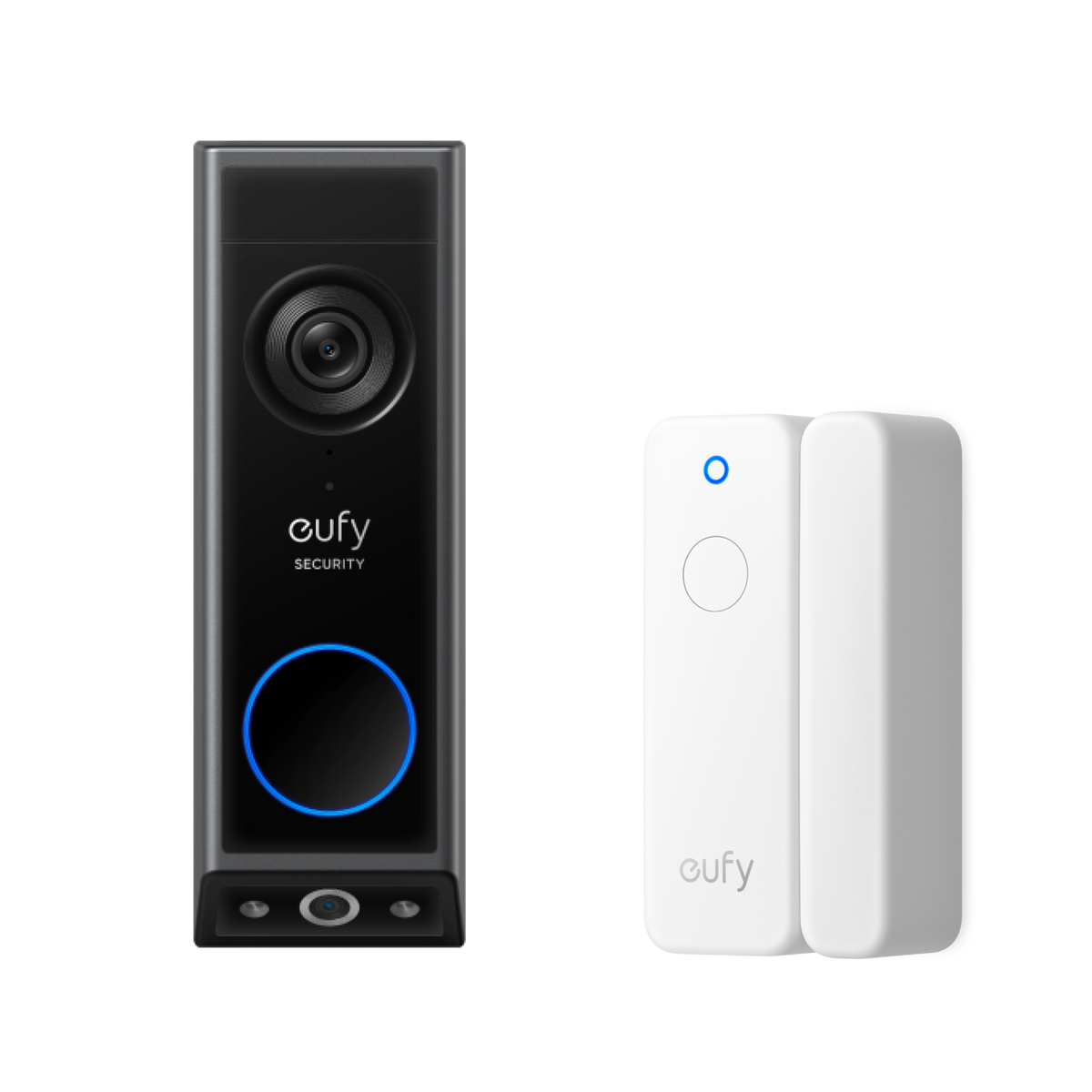 Video Doorbell E340 + Entry Sensor E20 Black