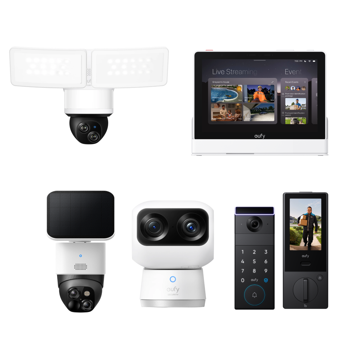 eufy Smart Home Bundle + Smart Display E10 White
