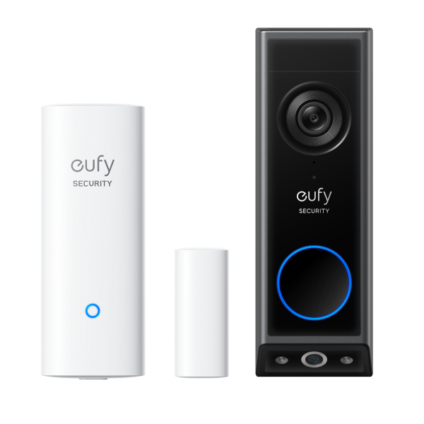 Video Doorbell E340 + Entry Sensor Black
