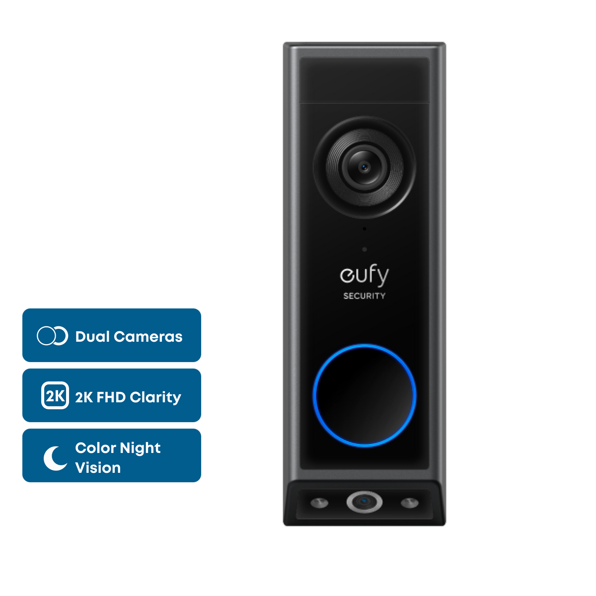 Video Doorbell E340 (Battery Powered) Black