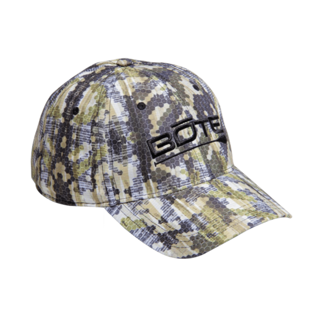 BOTE Logo Verge Camo Ripstop Hat by Bote, available through BOTE
