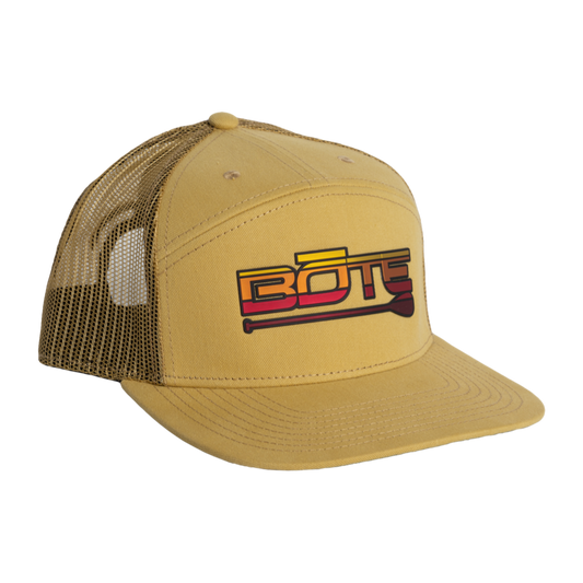 BOTE Desert Logo 7 Panel Hat by Bote, available through BOTE