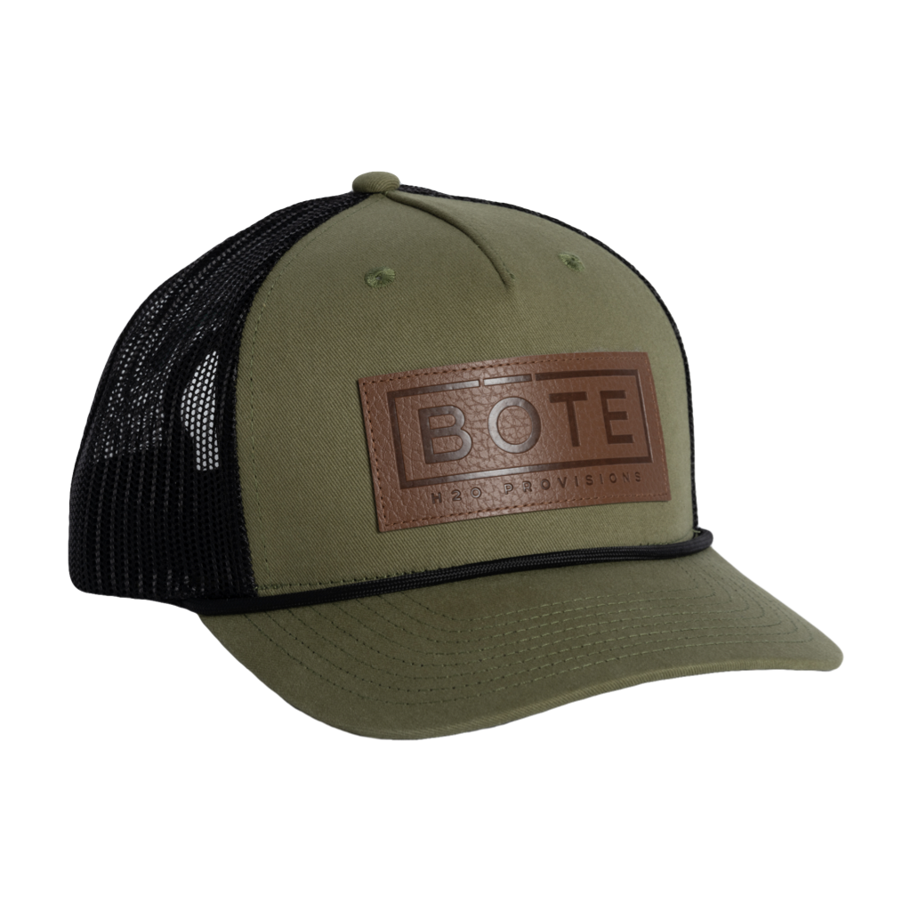 BOTE Boxed Logo Hat by Bote, available through BOTE