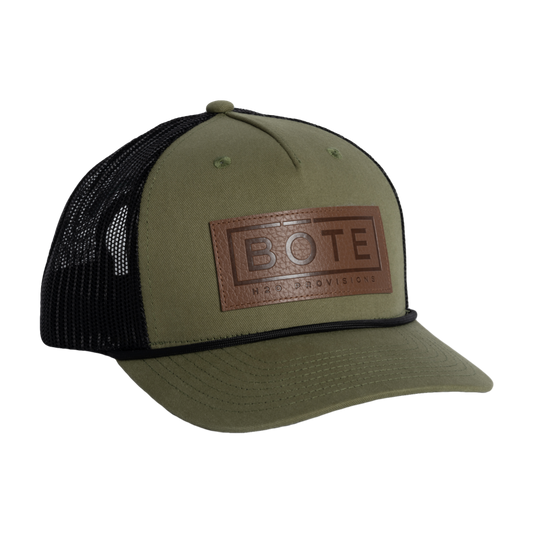 BOTE Boxed Logo Hat by Bote, available through BOTE