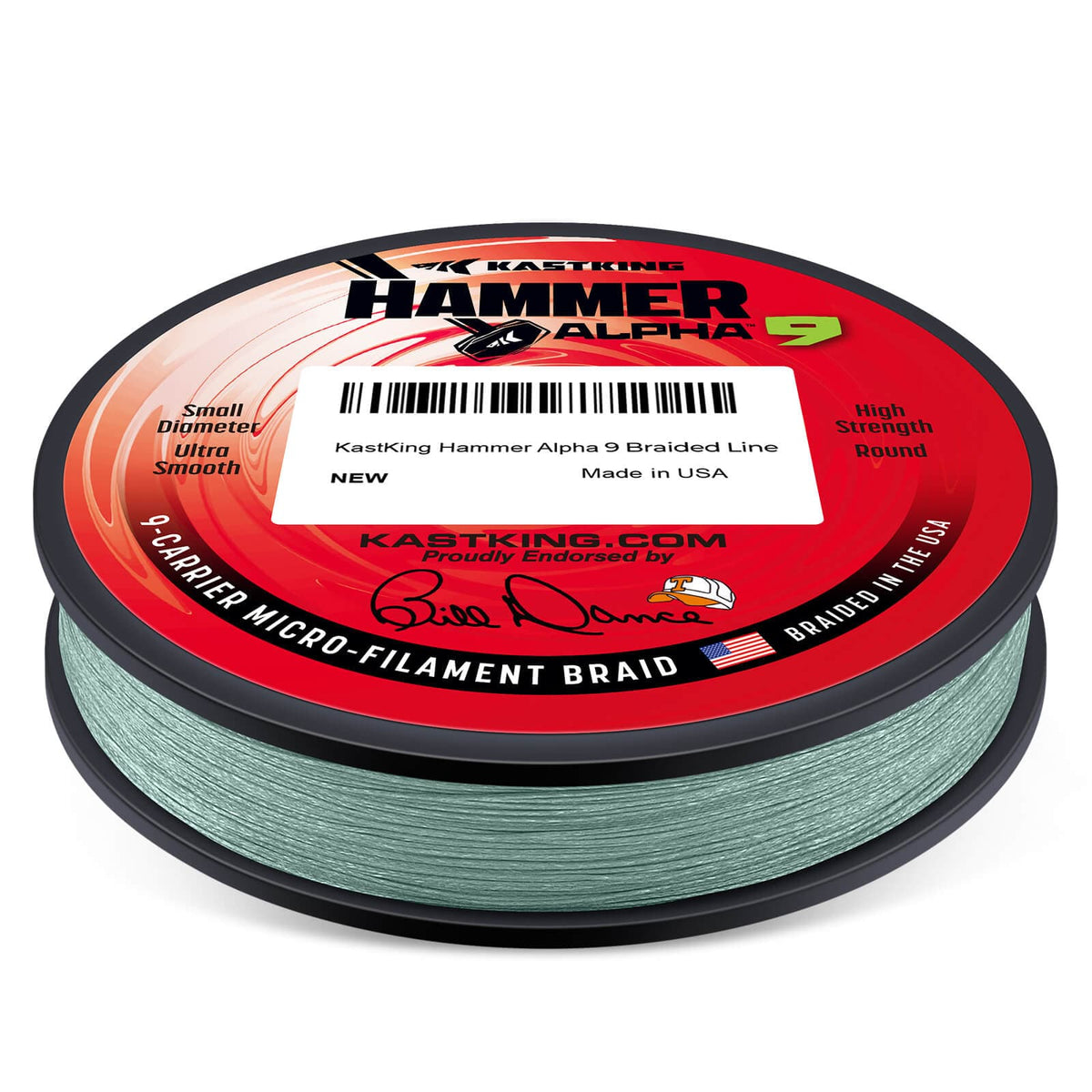 KastKing Hammer Alpha 9 UHMWPE 300Yds Braided Fishing Line product image 2