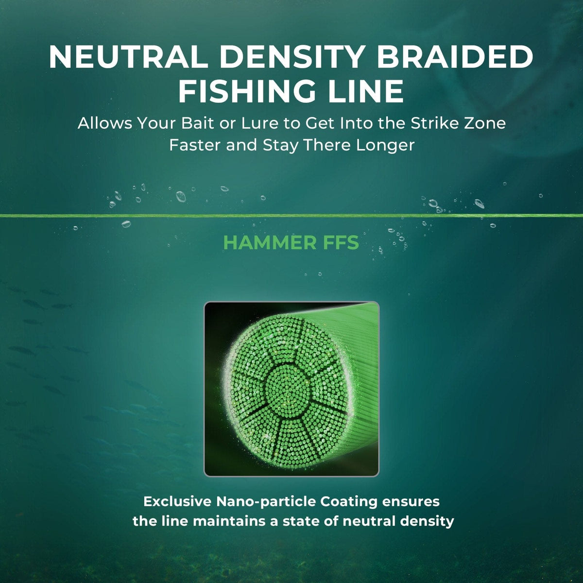 KastKing Hammer FFS Finesse Neutral Density Braided Fishing Line product image 5