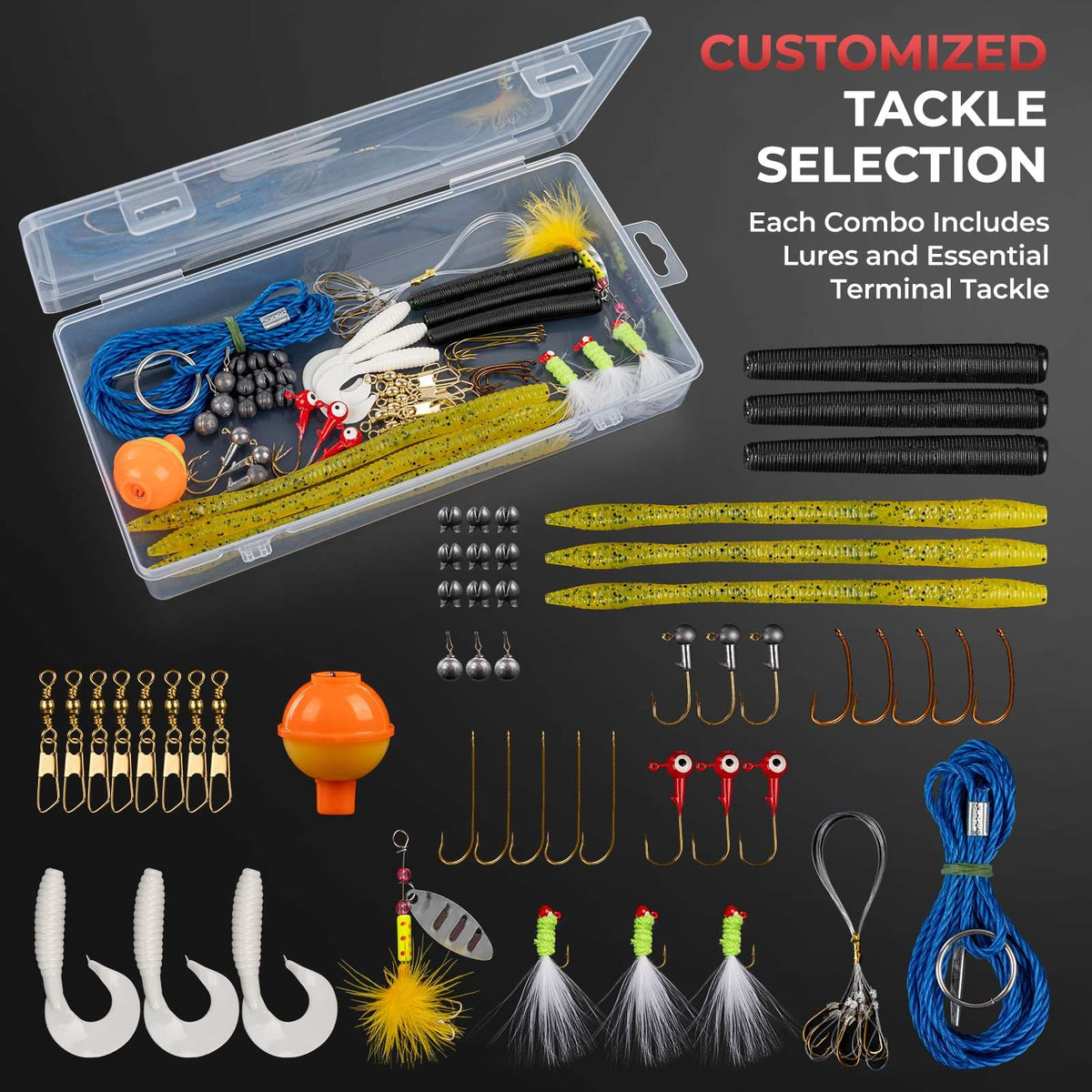 KastKing Brutus SpinCast Rod and Reel Combo with Tackle Kit product image 3