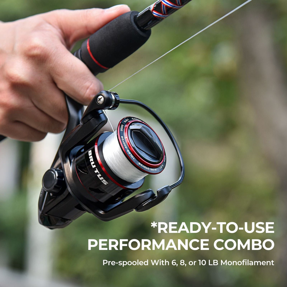 KastKing Brutus Spinning Fishing Rod and Reel Combo with Tackle Kit product image 5