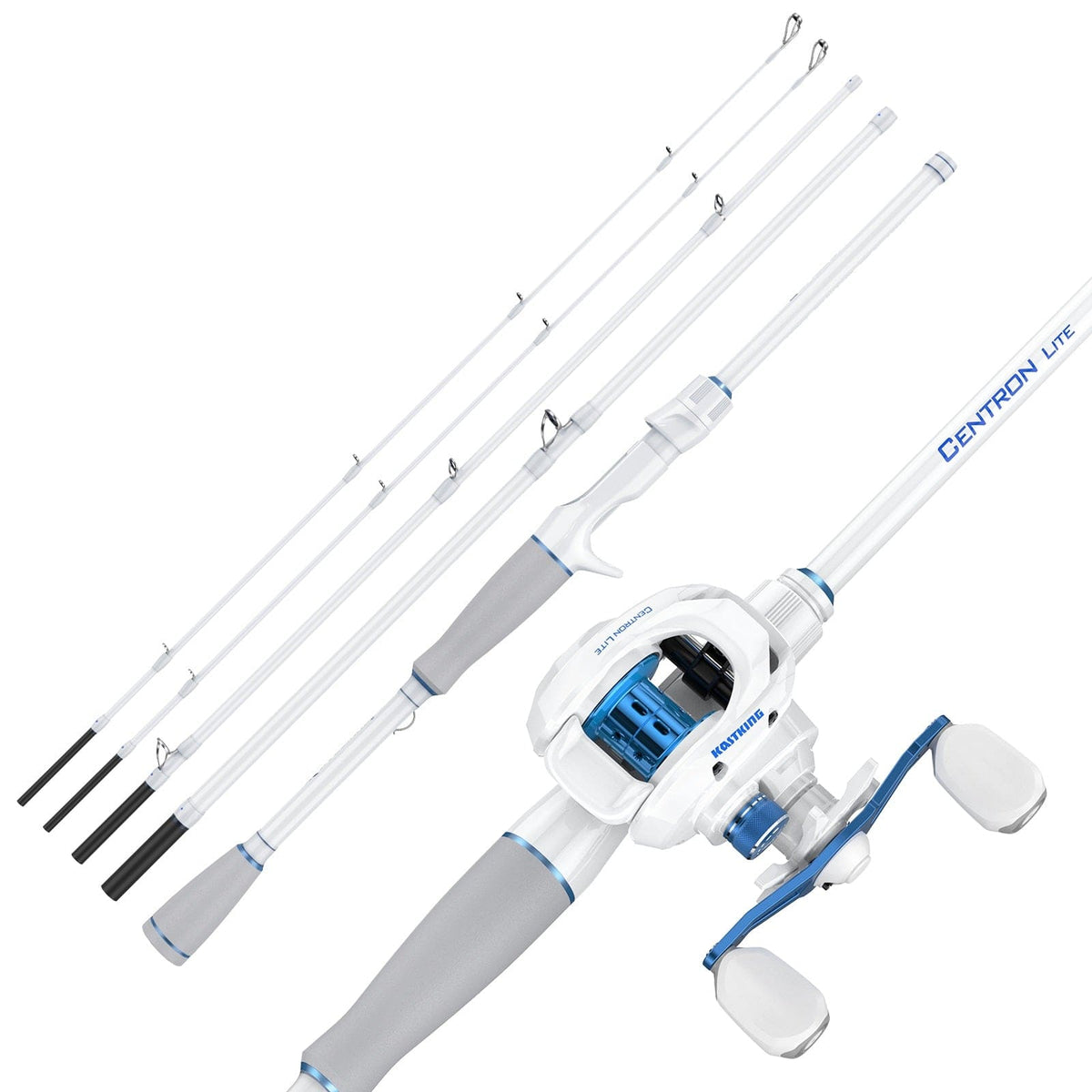 KastKing Centron Lite Travel Baitcaster Fishing Rod and Reel Combo by KastKing