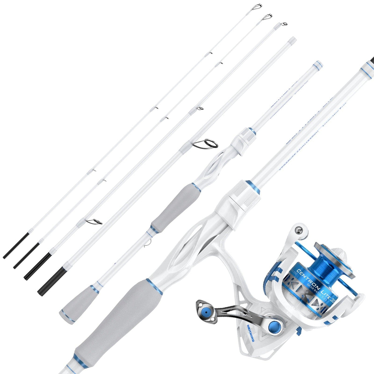 KastKing Centron Lite Travel Spinning Fishing Rod and Reel Combo by KastKing