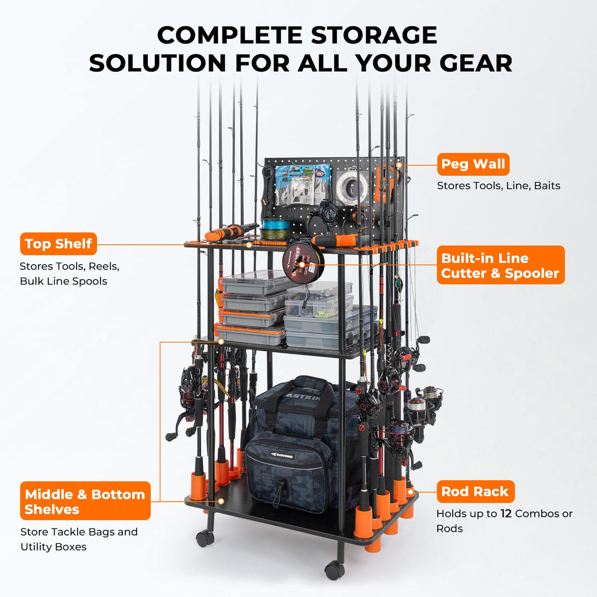 KastKing Gear Trolley Rod Rack product image 4