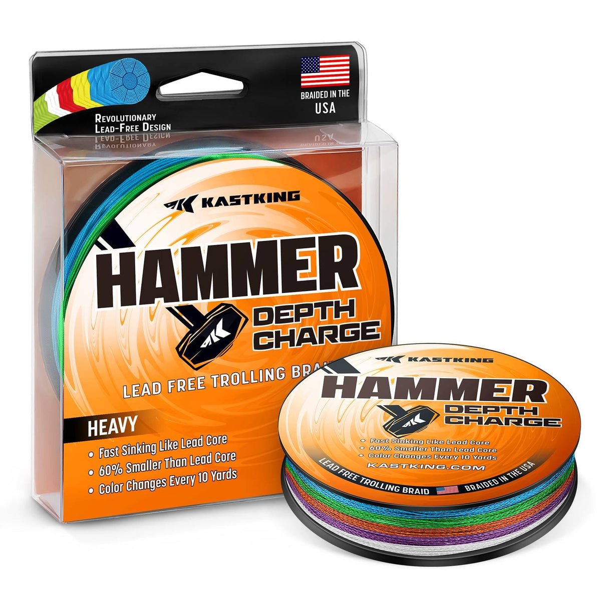 KastKing Hammer Depth Charge Weighted Fishing Line by KastKing