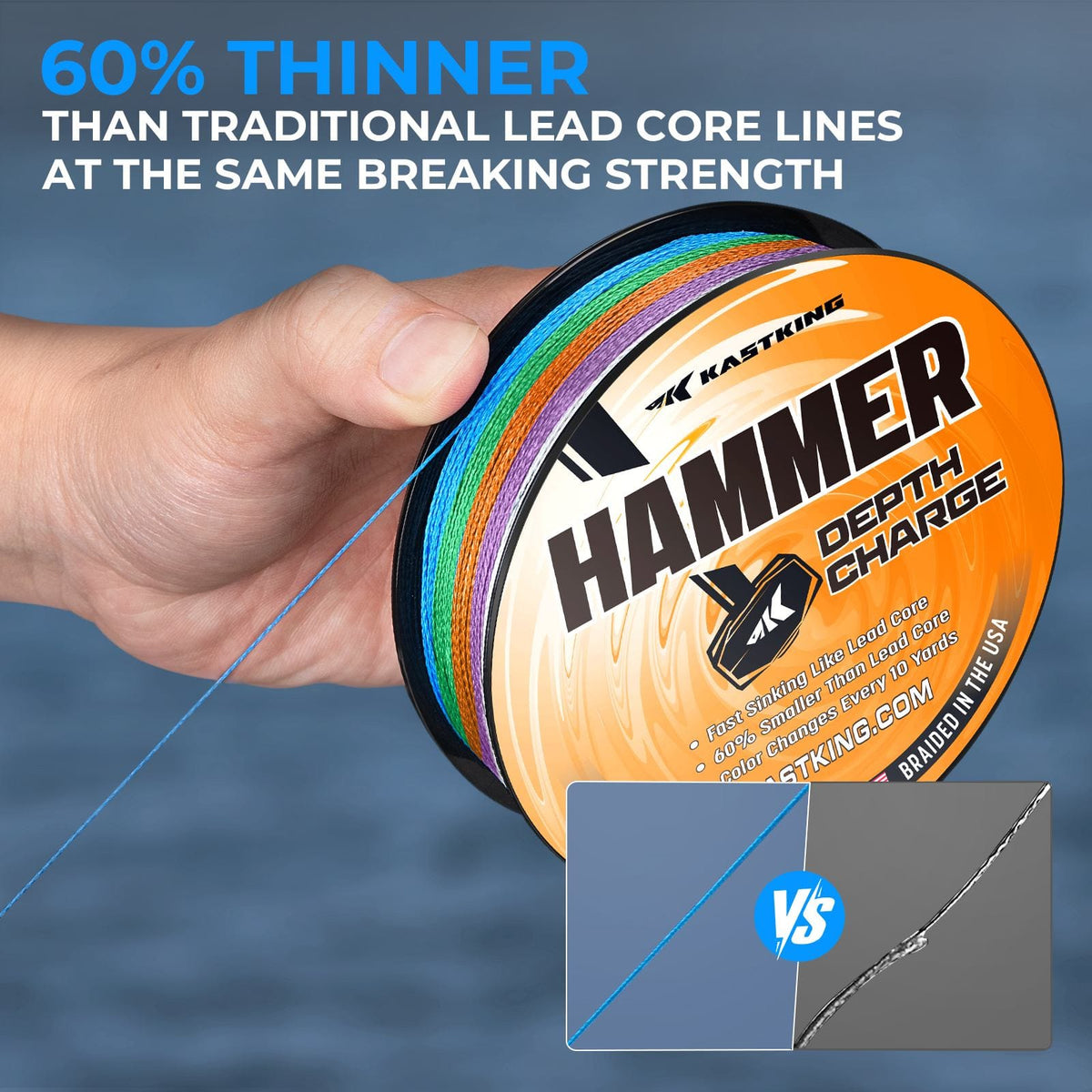 KastKing Hammer Depth Charge Weighted Fishing Line product image 4