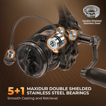 KastKing Lethal Blaze Twin-Tip Spinning Fishing Rod and Reel Combo product image 6