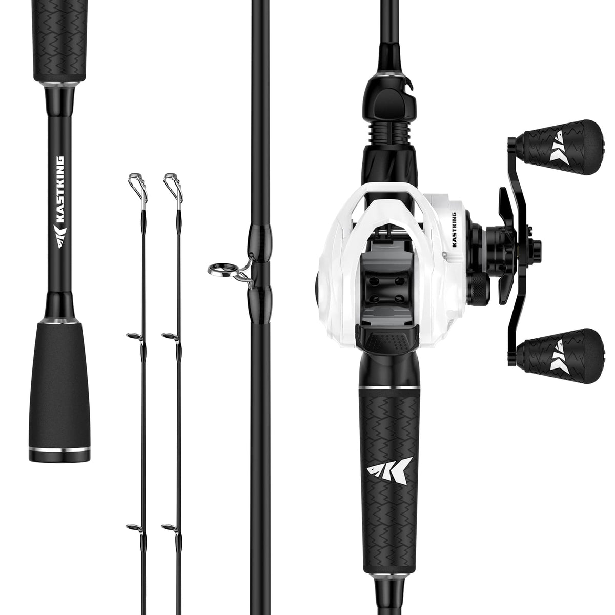 KastKing Lethal Phantom Twin-Tip Baitcaster Rod and Reel Combo by KastKing