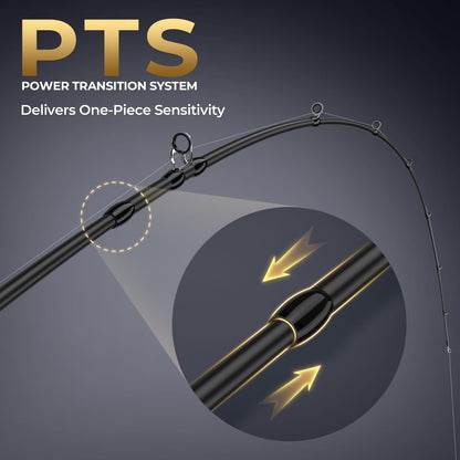 KastKing Lethal Phantom Twin-Tip Baitcaster Rod and Reel Combo product image 6