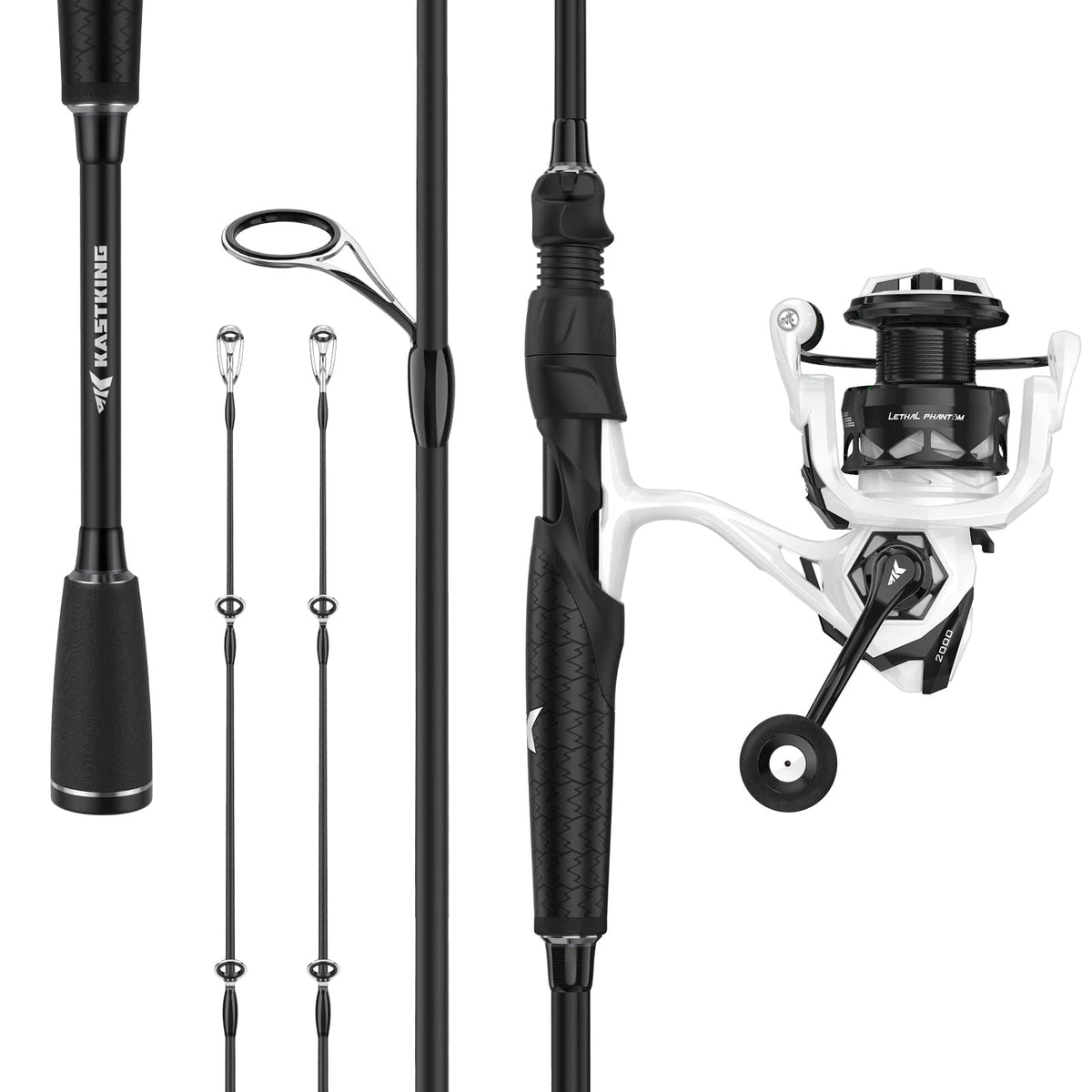 KastKing Lethal Phantom Twin-Tip Spinning Rod and Reel Combo by KastKing